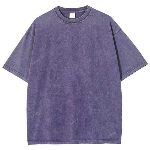 Unisex Turtle Printed Washed Tee