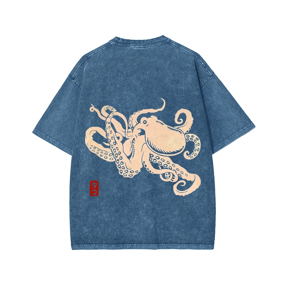 Octopus Washed T-shirt