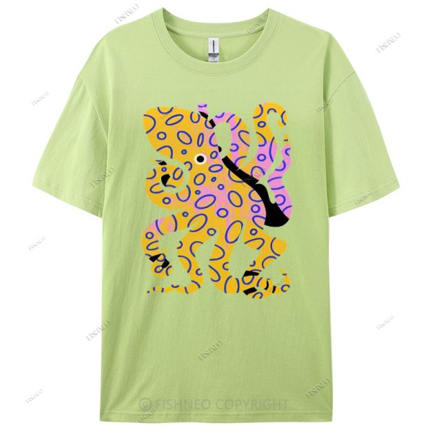 Octopus Cotton Casual T-Shirt