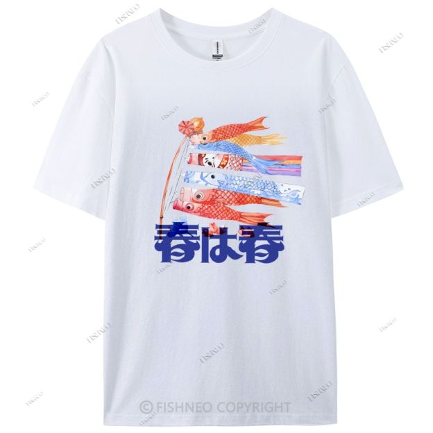 Japanese Koinobori Cotton Casual T-Shirt