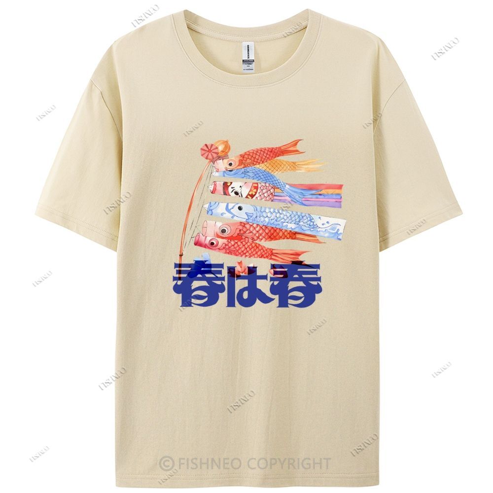 Japanese Koinobori Cotton Casual T-Shirt
