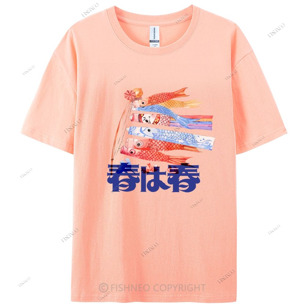 Japanese Koinobori Cotton Casual T-Shirt