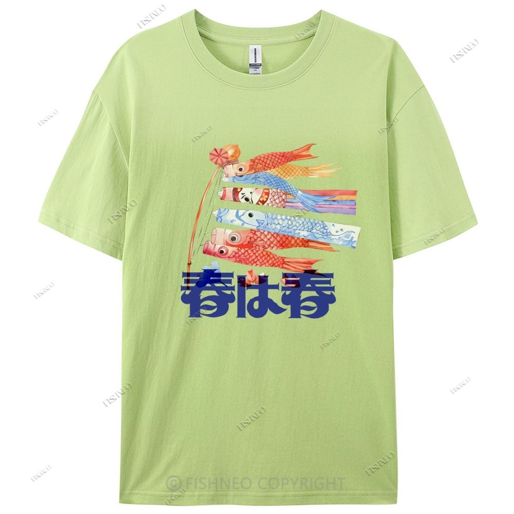 Japanese Koinobori Cotton Casual T-Shirt