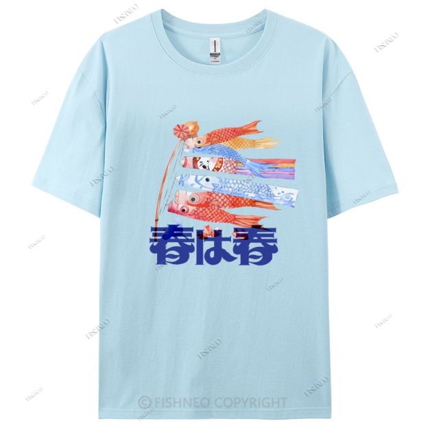 Japanese Koinobori Cotton Casual T-Shirt