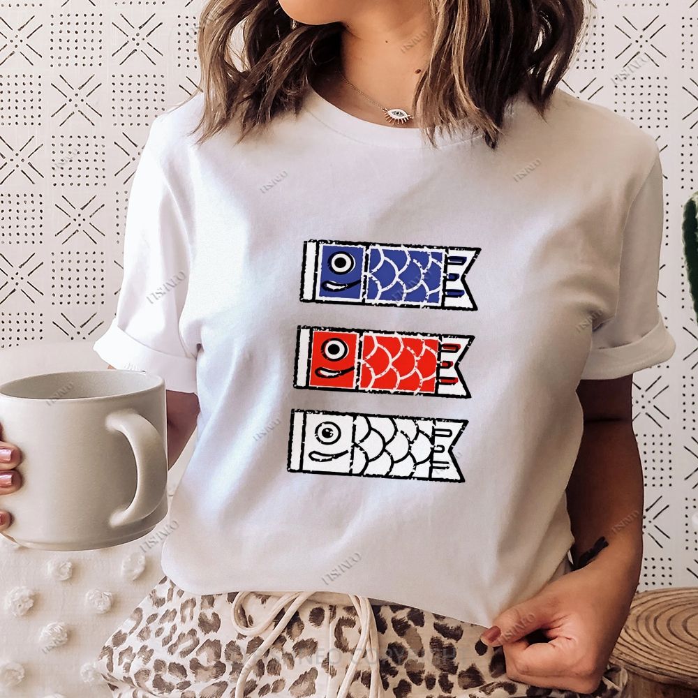 Koinobori Cotton Casual T-Shirt