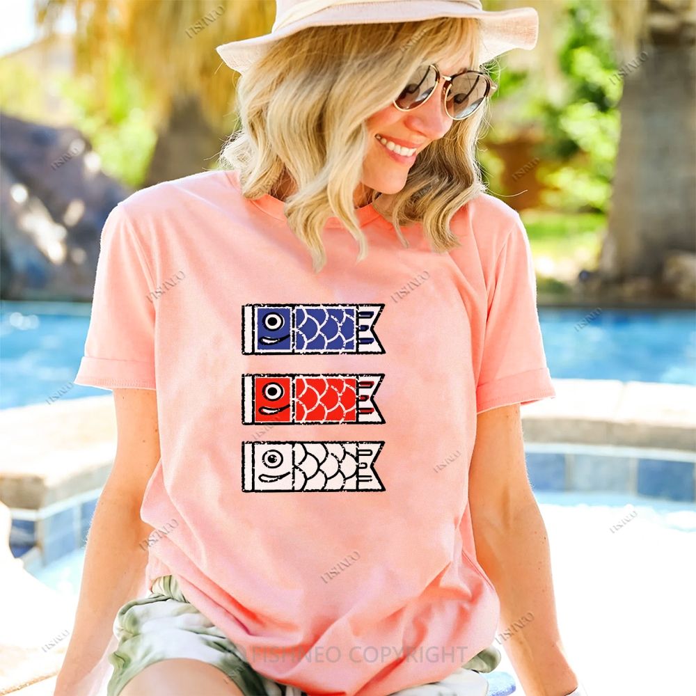 Koinobori Cotton Casual T-Shirt