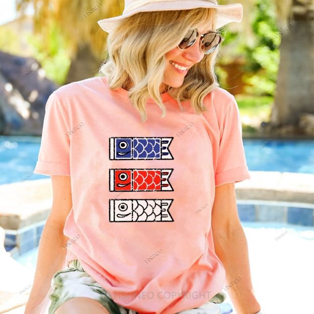 Koinobori Cotton Casual T-Shirt