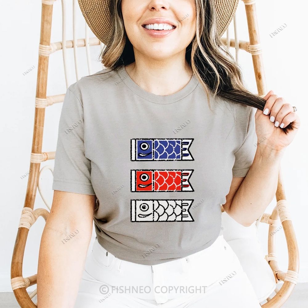 Koinobori Cotton Casual T-Shirt