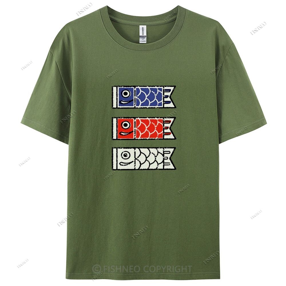 Koinobori Cotton Casual T-Shirt