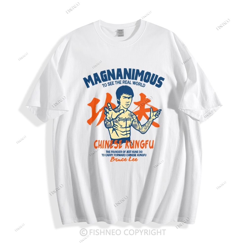 Bruce Lee Graffiti Cotton T-shirt
