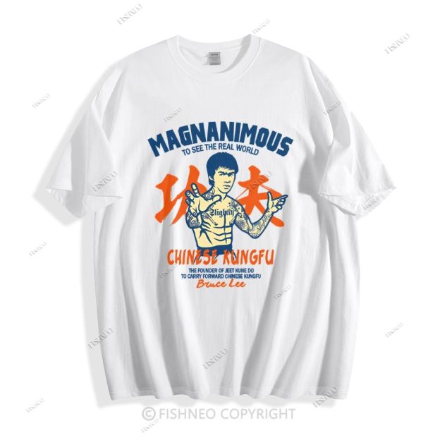 Bruce Lee Graffiti Cotton T-shirt