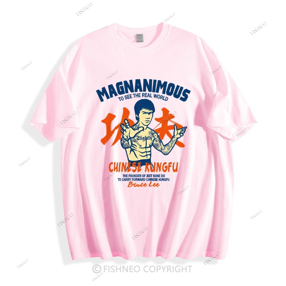 Bruce Lee Graffiti Cotton T-shirt