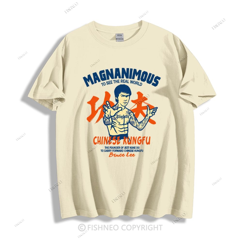 Bruce Lee Graffiti Cotton T-shirt