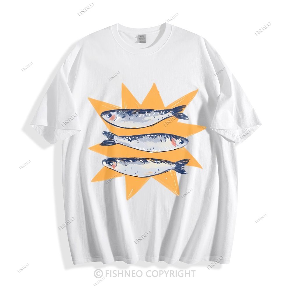 Sardine Cotton T-shirt