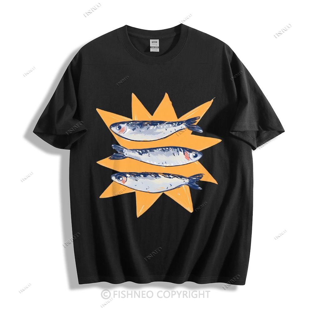 Sardine Cotton T-shirt