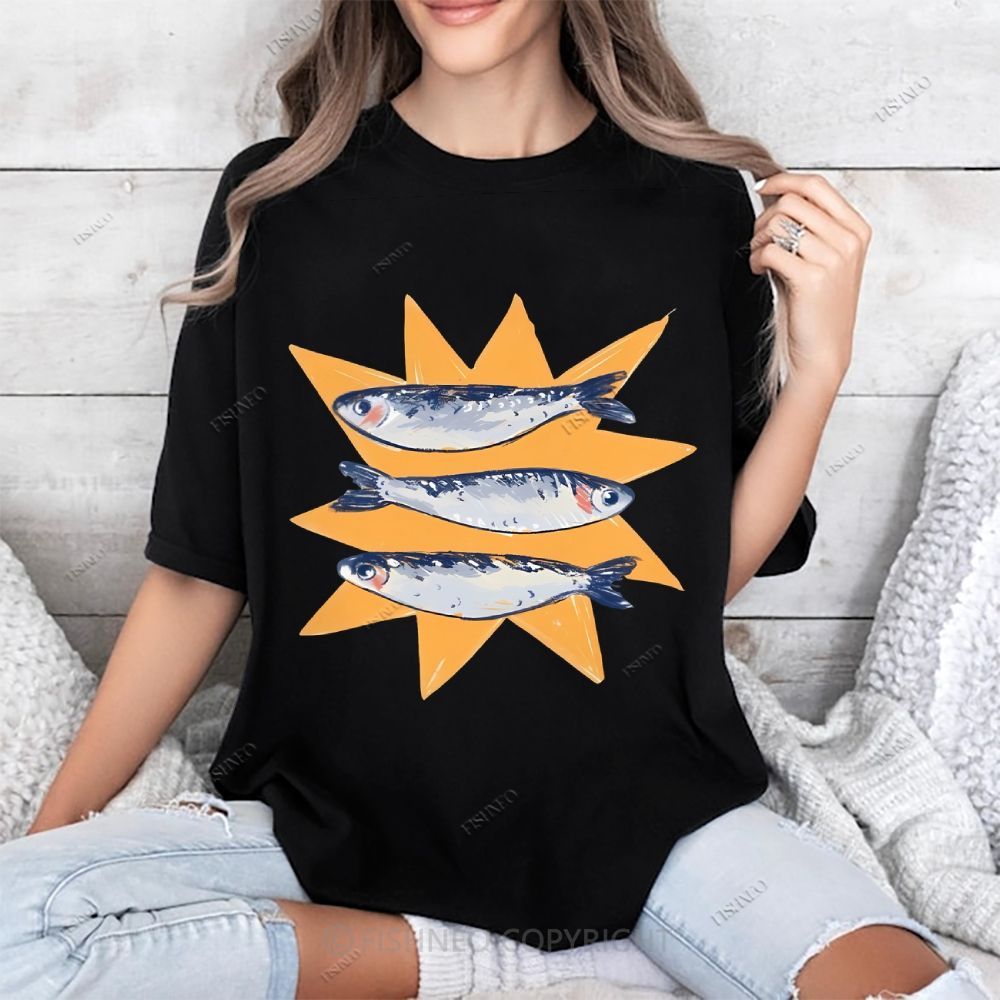 Sardine Cotton T-shirt