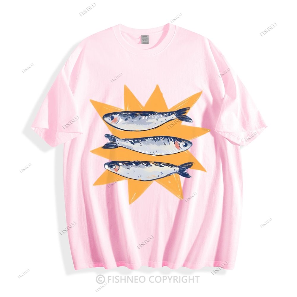 Sardine Cotton T-shirt