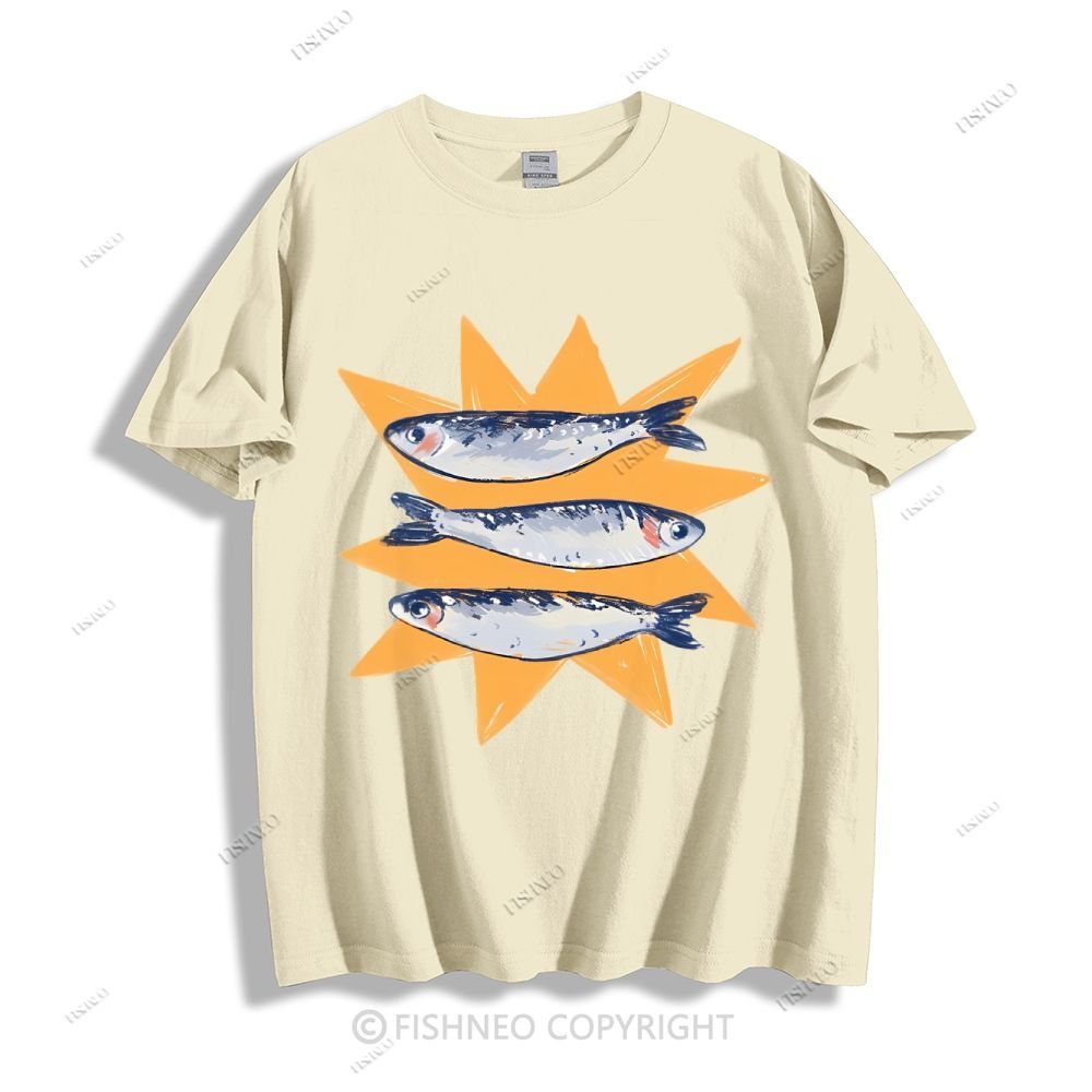 Sardine Cotton T-shirt