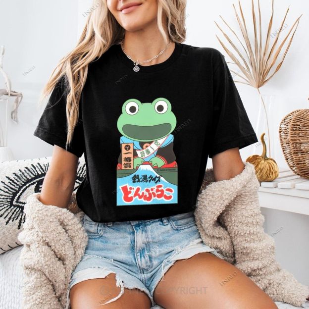 Japanese Frog Cotton T-shirt