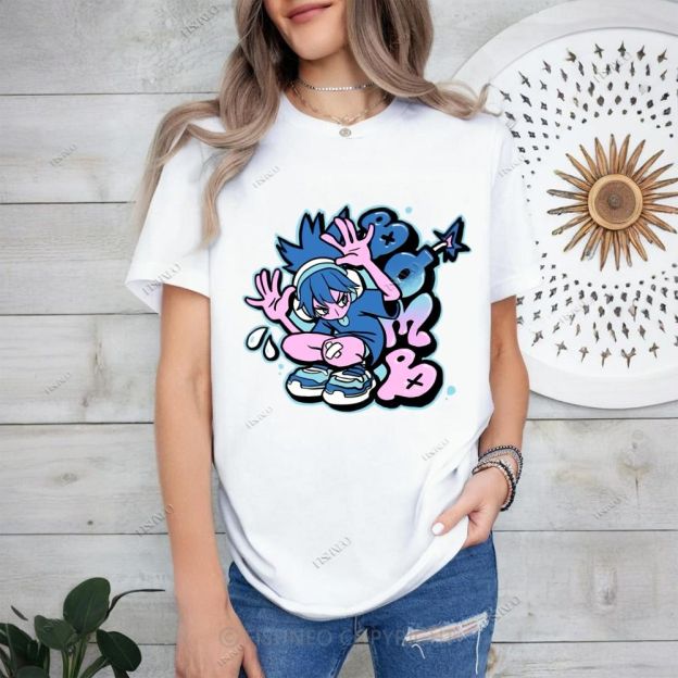 Cartoon Girl Cotton T-shirt