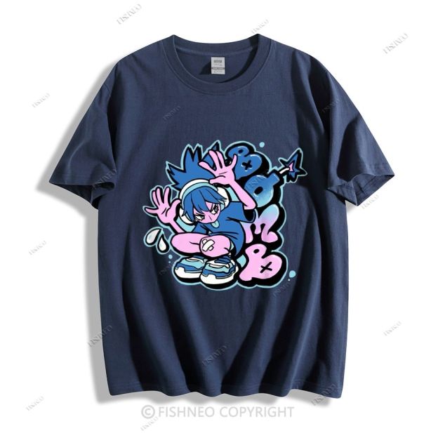 Cartoon Girl Cotton T-shirt