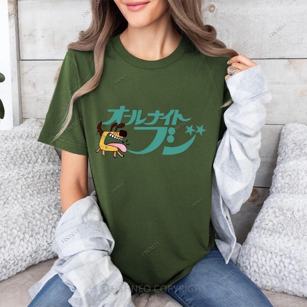 Japanese Dog Cotton T-shirt