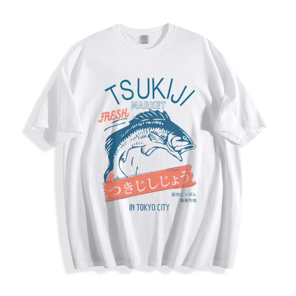 Tsukiji Fish Market Japanese Style Classic Tee