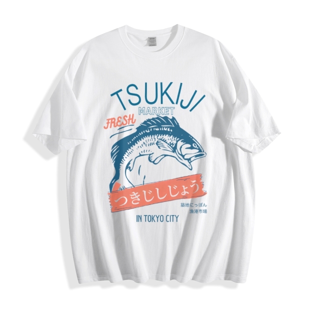 Tsukiji Fish Market Japanese Style Classic Tee