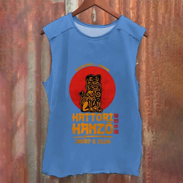 Okinawa Tiger Washed Tank Top