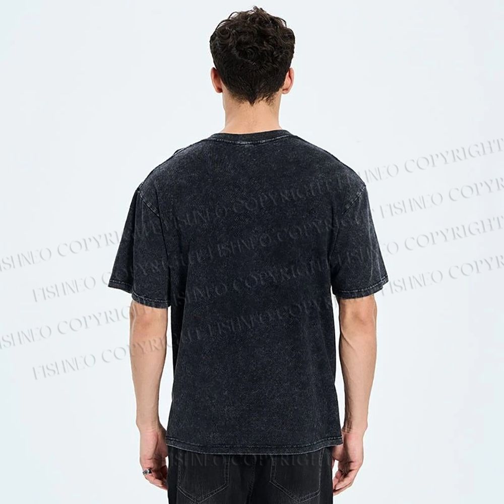 Unisex Pikachu Printed Washed Tee