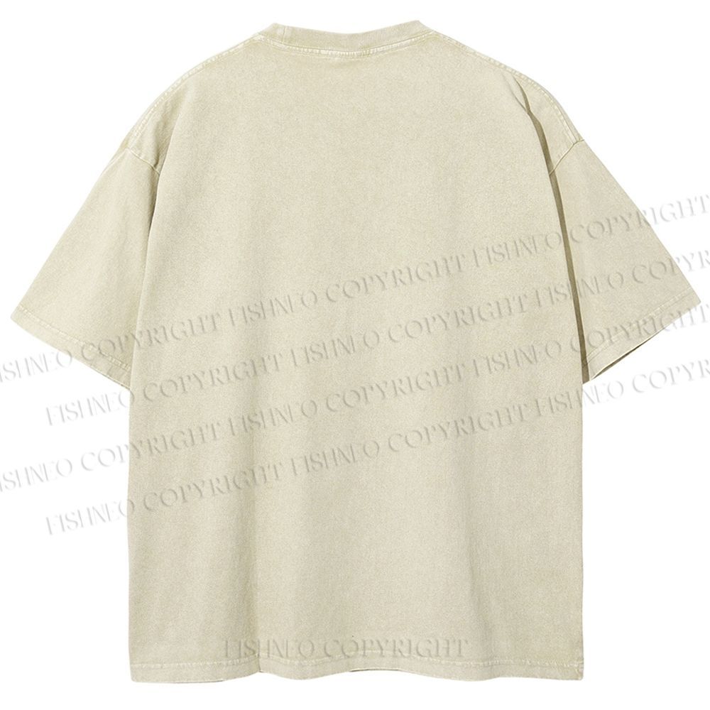 Unisex Just Good Music Printed Washed Tee