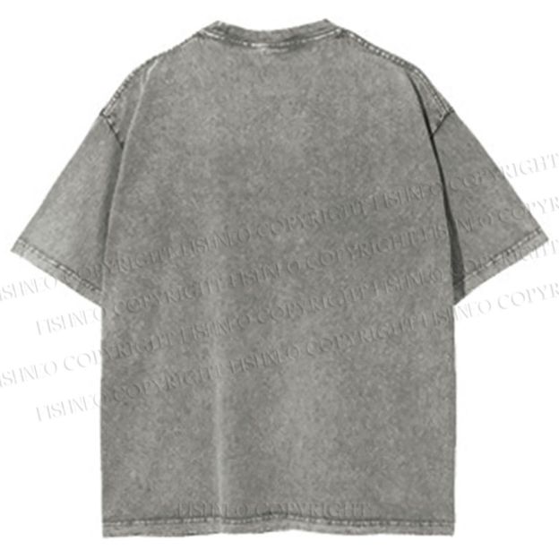 Unisex Just Good Music Printed Washed Tee