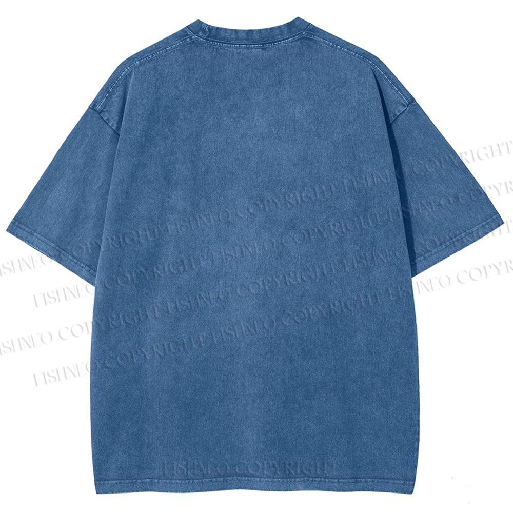 Unisex Just Good Music Printed Washed Tee