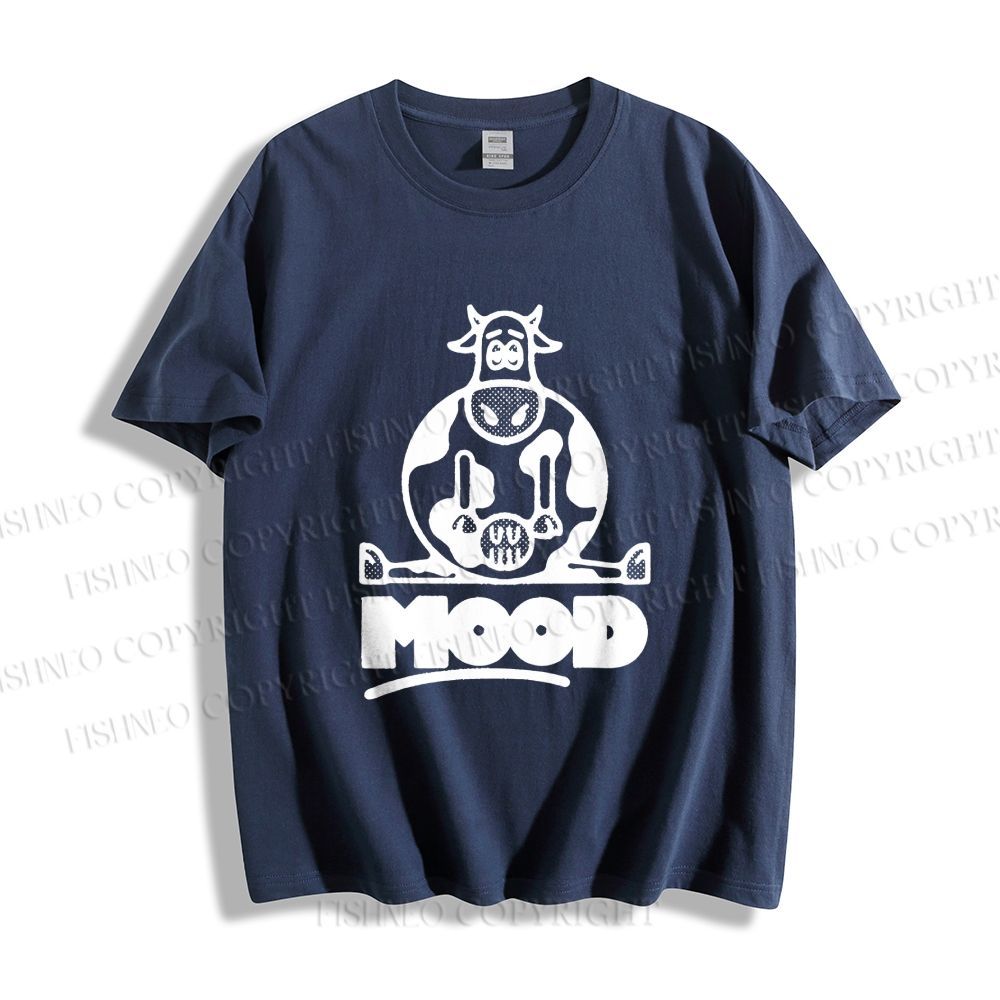 Unisex  Cattle Graffiti Classic Cotton T-shirt