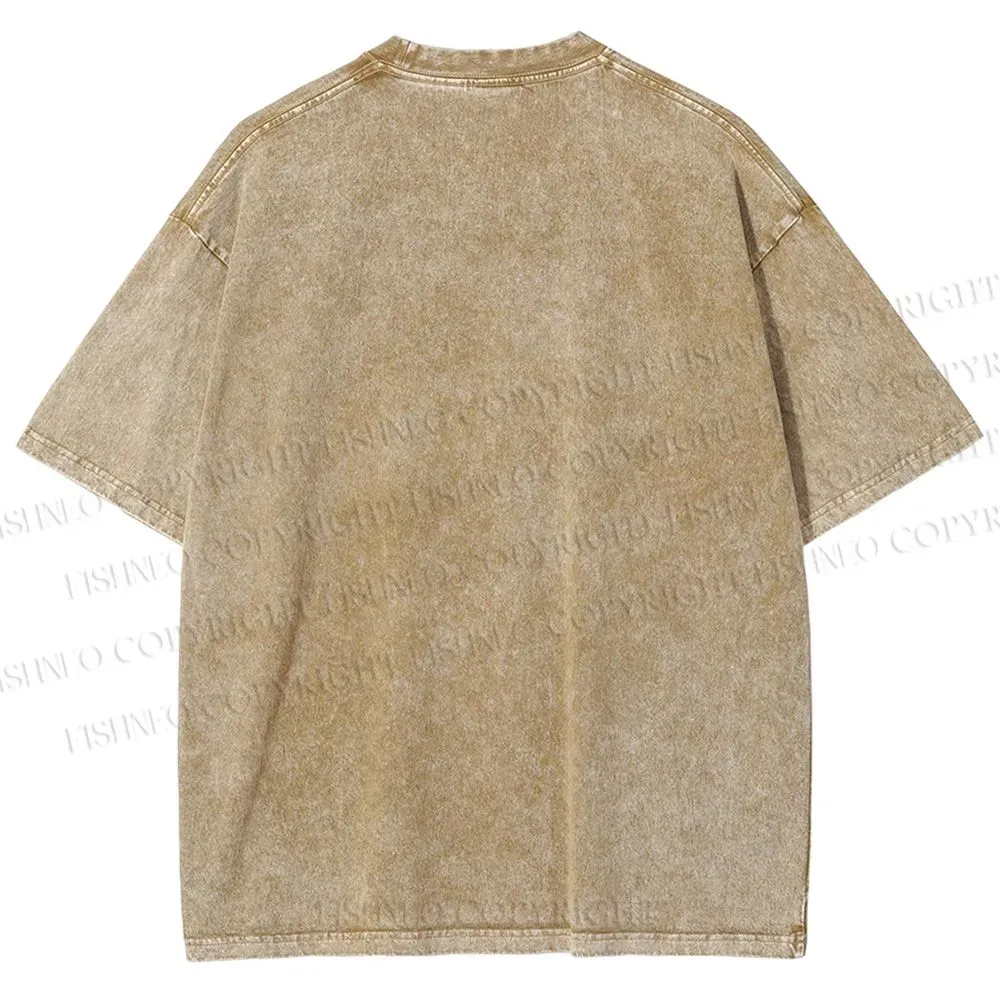 Unisex Deus Ex Machina Tokyo Japanese Style Printed Washed Tee