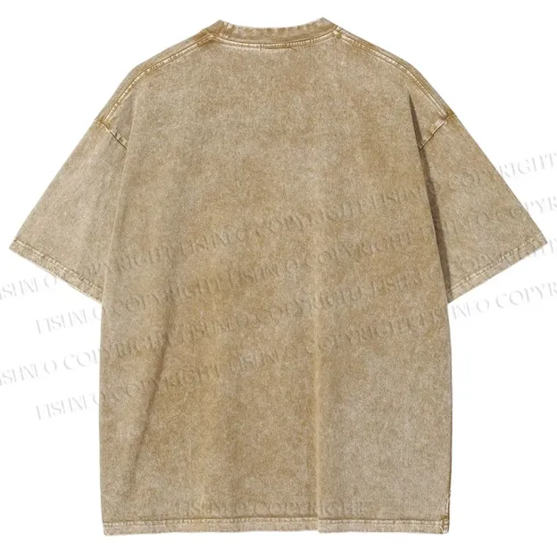 Unisex Deus Ex Machina Tokyo Japanese Style Printed Washed Tee