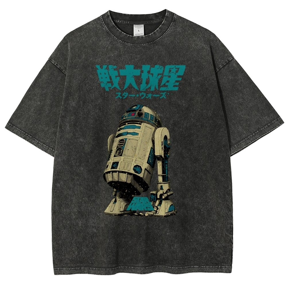 Star Wars Vintage Wash Japanese Design T-Shirt