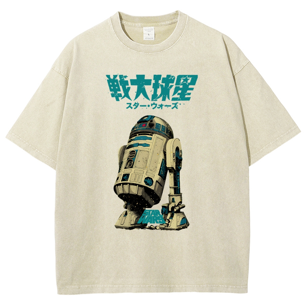 Star Wars Vintage Wash Japanese Design T-Shirt