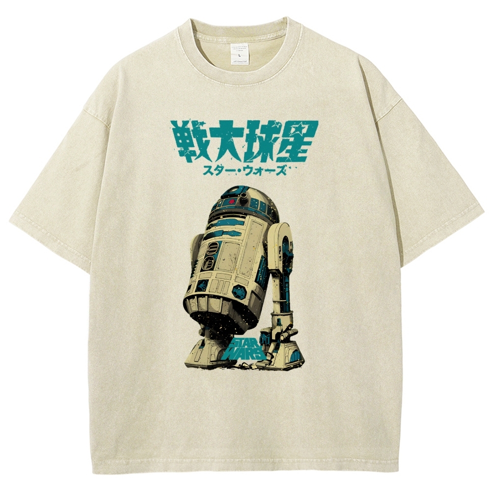 Star Wars Vintage Wash Japanese Design T-Shirt