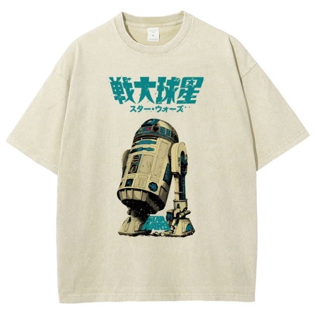 Star Wars Vintage Wash Japanese Design T-Shirt