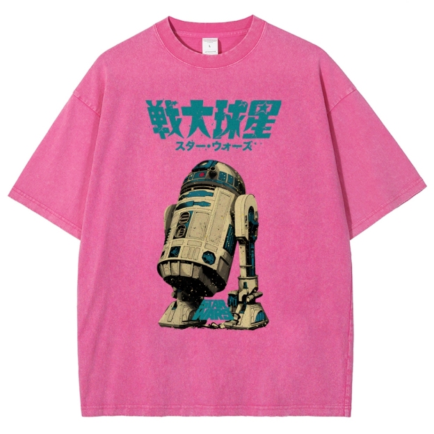 Star Wars Vintage Wash Japanese Design T-Shirt
