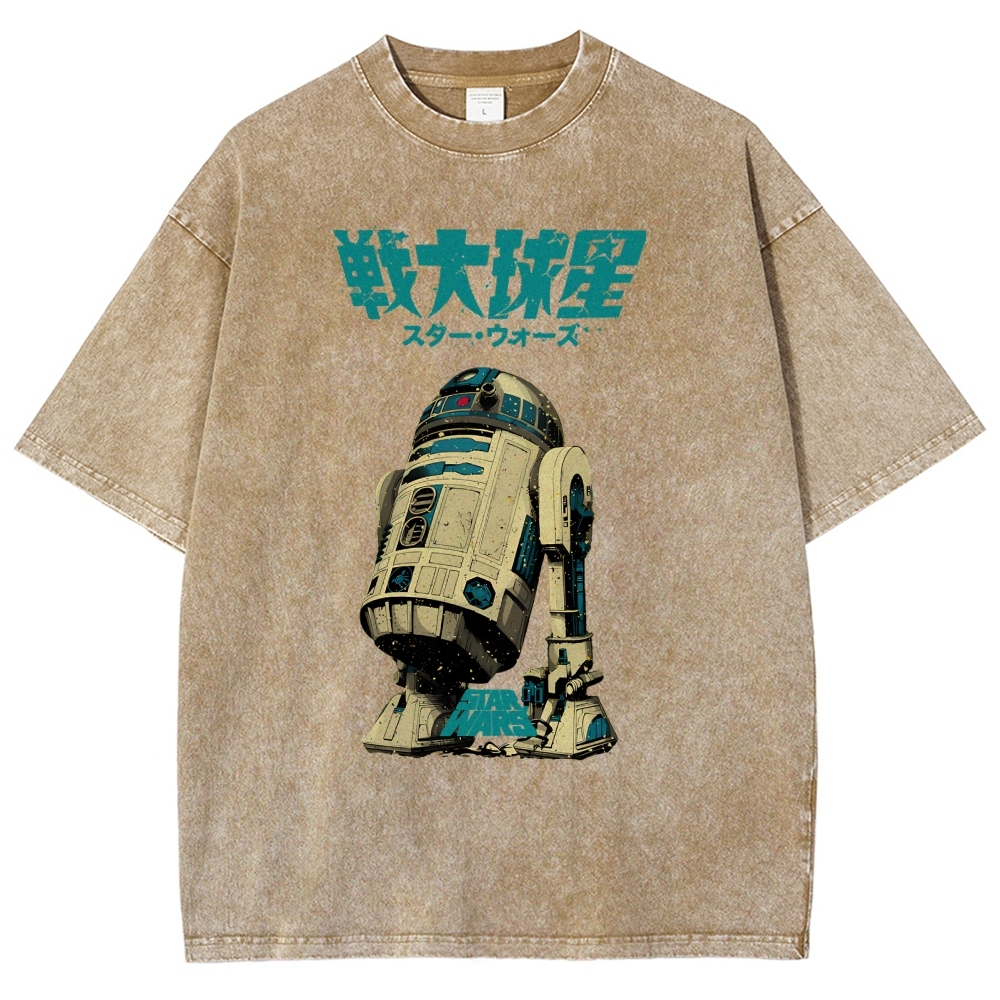 Star Wars Vintage Wash Japanese Design T-Shirt