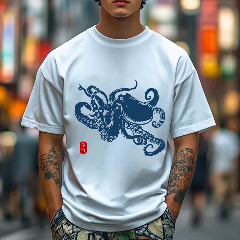 Octopus Japanese Style Classic Tee