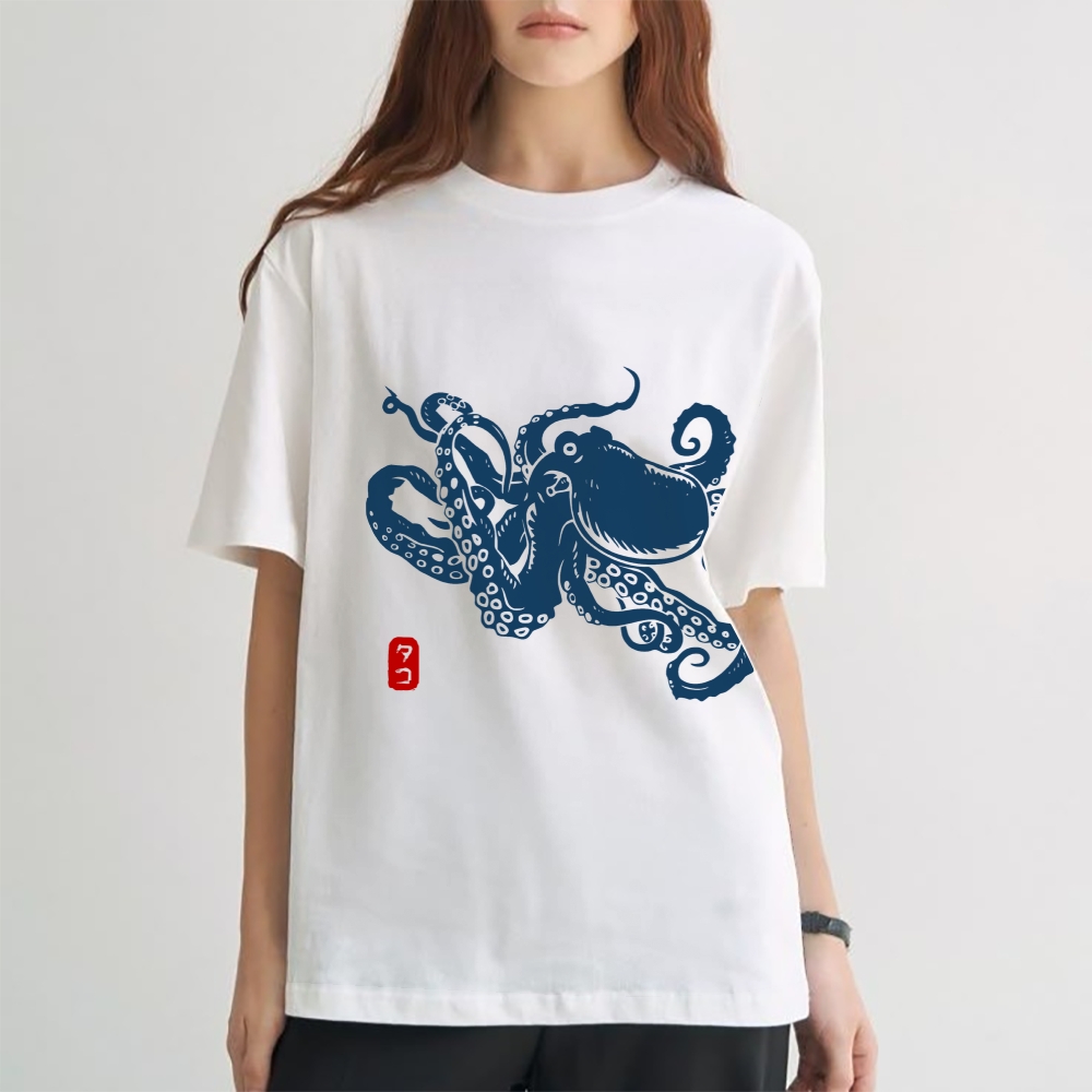 Octopus Japanese Style Classic Tee