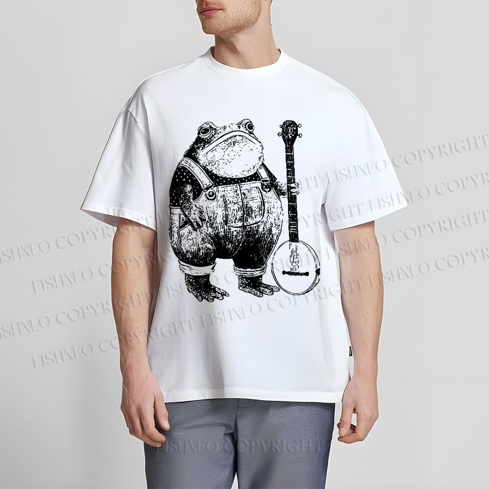 Unisex Vintage Frog Classic Cotton T-shirt