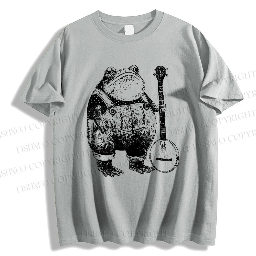 Unisex Vintage Frog Classic Cotton T-shirt