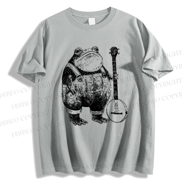 Unisex Vintage Frog Classic Cotton T-shirt