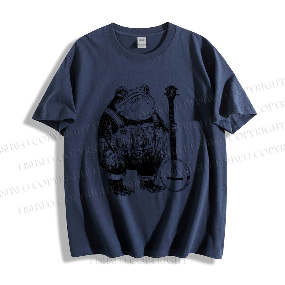 Unisex Vintage Frog Classic Cotton T-shirt