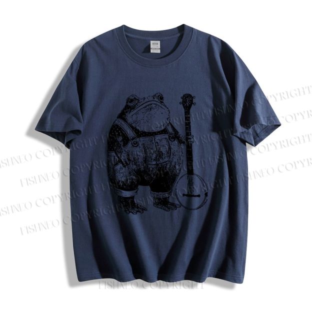 Unisex Vintage Frog Classic Cotton T-shirt