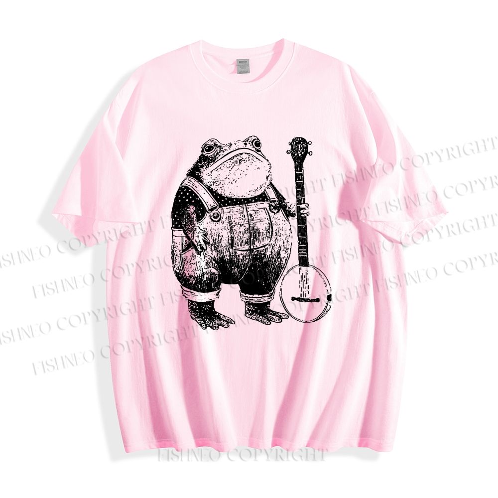 Unisex Vintage Frog Classic Cotton T-shirt